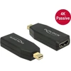 „DeLOCK 65583“, mini „Displayport 1.2“, HDMI, juodas