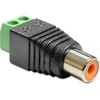 RCA į gnybtų bloką adapteris su 2 kontaktais