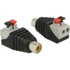 Adapteris AV Delock terminalo blokas juodas (65565)