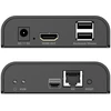 Digitus HDMI KVM imtuvas - jungčių skydelis