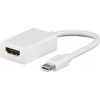 Video adapter, mini DisplayPort (M) - HDMI F, HDMI 1.3 - Standard, balta, EOL