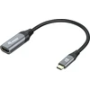 Equip 133492 vaizdo kabelio adapteris 0,15 m C tipo USB HDMI Juoda, Pilka