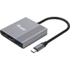 Adapteris AV Equip Equip Dock USB-C->HDMI,USB3.0,100WPD 4K60Hz 0.15m gr