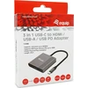 Adapteris AV Equip Equip Dock USB-C->HDMI,USB3.0,100WPD 4K60Hz 0.15m gr