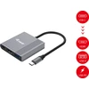 Adapteris AV Equip Equip Dock USB-C->HDMI,USB3.0,100WPD 4K60Hz 0.15m gr