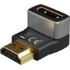 Goobay HDMI Angled Adapteris 270° Vertical, 8K @ 60 Hz, Gold-Plated | 72011