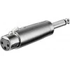 Adapteris AV Goobay Jack 6.3mm - XLR sidabrinė (JAB-857173)