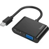 „Hama 2-in-1 Mini DisplayPort“ į VGA + HDMI adapteris su 4K Ultra HD palaikymu