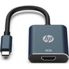 HP Video adapter, DHC-CT202, USB C (M) - HDMI F, juoda, Hewlett-Packard