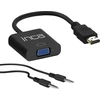 Adapteris AV Inca INCA Adapteris IHTV-7TS HDMI > VGA St. + USB Audio, 1080P, SW mažmeninė prekyba