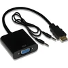 Adapteris AV Inca INCA Adapteris IHTV-7TS HDMI > VGA St. + USB Audio, 1080P, SW mažmeninė prekyba