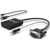 Inca VGA į HDMI adapteris su USB ir garso jungtimis