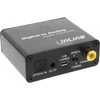 AV adapteris InLine Toslink - RCA (Cinch) juoda (65002K)