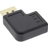 InLine AV ® „DisplayPort“ adapteris, „DisplayPort“ vyriškas / moteriškas stačiu kampu