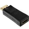 „InLine DisplayPort“ adapteris, „DisplayPort“ kištukas su HDMI lizdu, 4K2K, su garsu, juodas