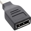 AV adapteris InLine Rodyti Port mini - DisplayPort juoda (17196B)