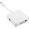 AV adapteris InLine Rodyti Port Mini - Rodyti Uostas - HDMI - DVI balta (17195I)