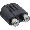Intos InLine 2 x RCA lizdas - 3,5 mm vidinis adapteris