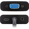 Adapteris AV InLine® konverteris HDMI į VGA su garsu