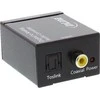 AV adapteris InLine Toslink - RCA (Cinch) juodas (65002)