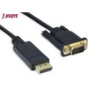 AV adapteris JouJye DisplayPort – D-Sub (VGA) juodas (A 1529)