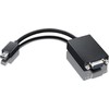 AV adapteris Lenovo DisplayPort - D-Sub (VGA), juodas (DP į VGA vaizdo adapteris)