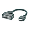 Adapteris - LINDY DVI-D M/F į HDMI M, 0,2 m, Juodas