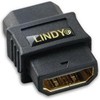 Adapteris - LINDY HDMI M/F Jungtis, 18Gb/s, 4K, UHD, 60Hz, Juodas