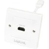 AV adapteris LogiLink HDMI - HDMI balta (AH0014)