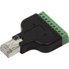 LOGILINK MP0050 LOGILINK - RJ45 kištukinis ir 8 kontaktų varžto gnybtų adapteris