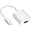 Adapteris AV MediaRange MediaRange USB Type-C 3.1 į HDMI konverteris, sidabrinis