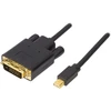 Mercodan 932509, 5 m, DVI, Mini DisplayPort, Kištukas, Kištukas, Auksinis
