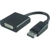 Adapteris AV MicroConnect DisplayPort – DVI-I juoda (DPDVI015)