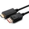 MicroConnect 4K DisplayPort 1.4 - HDMI 2.0 kabelis 2 m