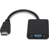 AV adapteris MicroConnect HDMI - D-Sub (VGA) juodasis (HDMVGA1B)