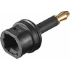 Adapteris AV MicroConnect Toslink Mini - Toslink juodas (TOSLINK ADAPTERIS)