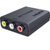 Adapteris AV PremiumCord RCA (cinch) x 3 - HDMI + USB-A juoda (khcon-47)