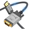 Adapteris AV Reagle Kabelis HDMI na VGA 2M FULL HD D-SUB Płaski Przewód Adapteris 1080p (RHVG200S)