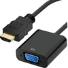 Konwerter HDMI į VGA keitiklis D-Sub 15 kontaktų adapterio kabelis monitorius „Full HD 1080p“
