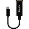 Savio Adapteris USB-C (M) – HDMI (F), 4K, 30Hz, plastikas, AK-79