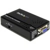 Adapteris AV StarTech Composite Video - S-Video - D-Sub (VGA) juodas (VID2VGATV2)