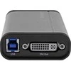 Adapteris AV StarTech DVI-I - DVI-I sidabrinė (USB32DVCAPRO)