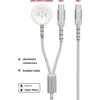Swissten 2in1 belaidis įkroviklis, skirtas Apple Watch ir USB-C / USB-C / 1,2 m