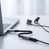 TECH-PROTECT ULTRABOOST ADAPTERIS USB-C Į MINI JACK 3.5MM DAC IRON Pilkas