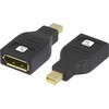 Adapteris AV Techly TECHLY Adapteris DisplayPort F į Mini DisplayPort M 4K juodas