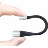 „Techly“ AV adapterio C tipo į DisplayPort/F tipo lankstusis adapteris