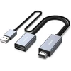 Ugreen BENFEI adapter HDMI to DisplayPort 4K 60Hz 2K 144Hz 1080P 165Hz unidirectional pilka