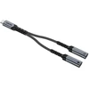 UNITEK USB-C garso ir PD įkrovimo adapteris 15 cm