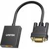 VGA Į HDMI KEITIKLĮ V1112ABK01 + AUDIO UNITEK