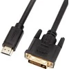 UNITEK C1271BK-2M dvikryptis kabelio adapteris HDMI – DVI 2m